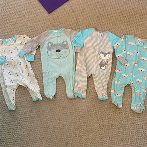 Gerber Blue Fox Sleep ‘n Play 4-pack